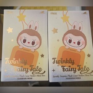 Two Sealed and Unopened Twinkle Fairy Tale Plush Card Holder Blind Boxes!
